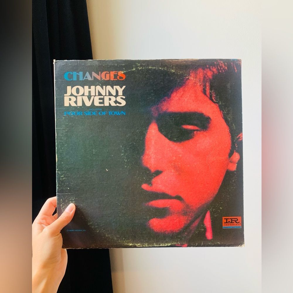 Changes - Johnny Rivers - Poor Side of Town - Vintage Vinyl Record